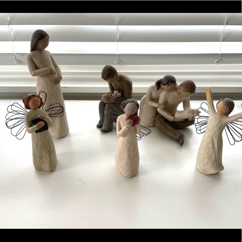 Lot of 6 willow Tree Angels
